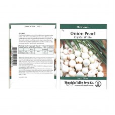 Crystal White Wax Pickling Onion Garden Seeds - 2 Gram Packet - Non-GMO, Heirloom Vegetable Gardening Seed   565499300